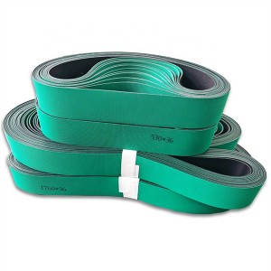 Nylon and rubber flat belts