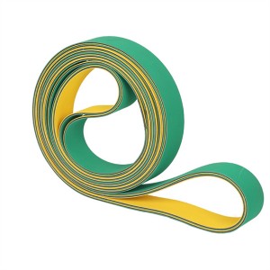 Nylon and rubber flat belts